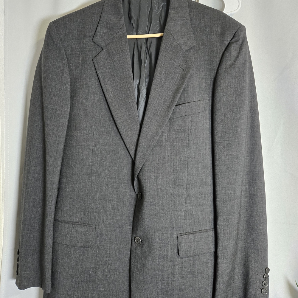 Valentino Charcoal Gray Men's Blazer